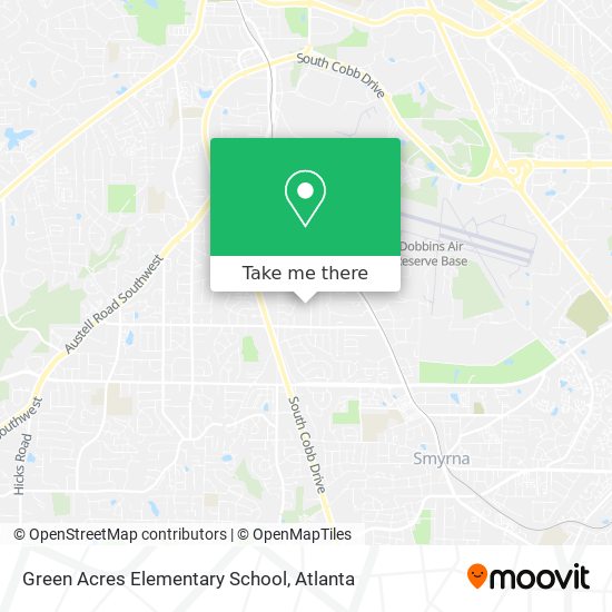 Mapa de Green Acres Elementary School