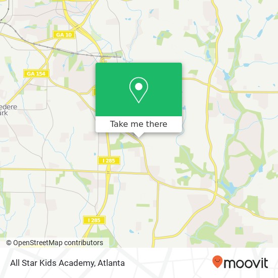 Mapa de All Star Kids Academy