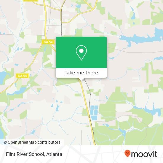 Mapa de Flint River School