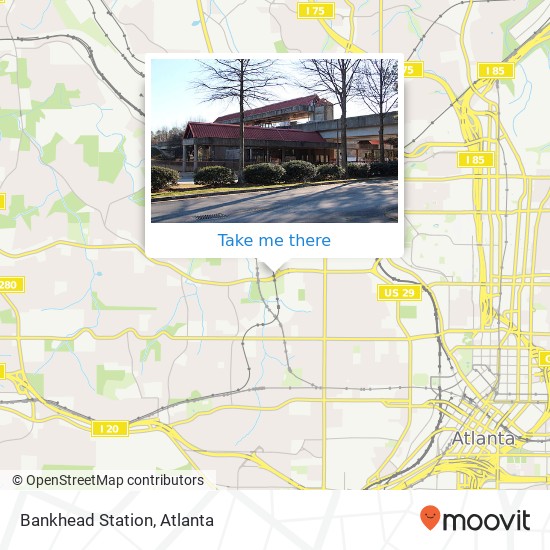 Mapa de Bankhead Station