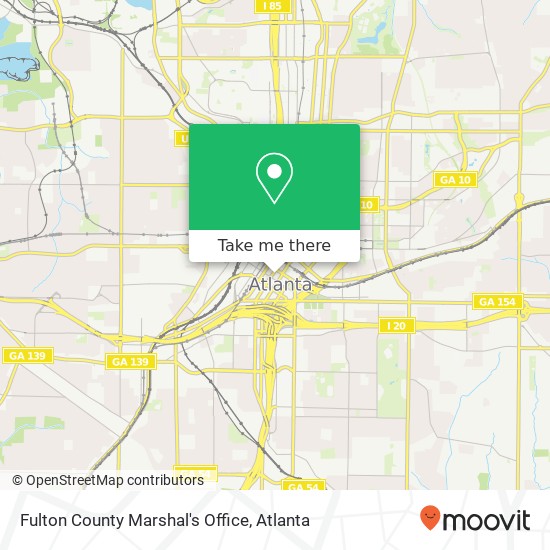 Fulton County Marshal's Office map