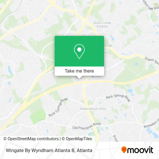 Wingate By Wyndham Atlanta B map