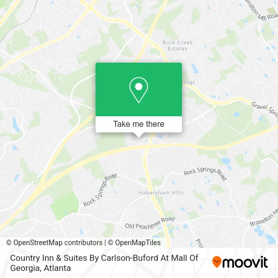 Country Inn & Suites By Carlson-Buford At Mall Of Georgia map