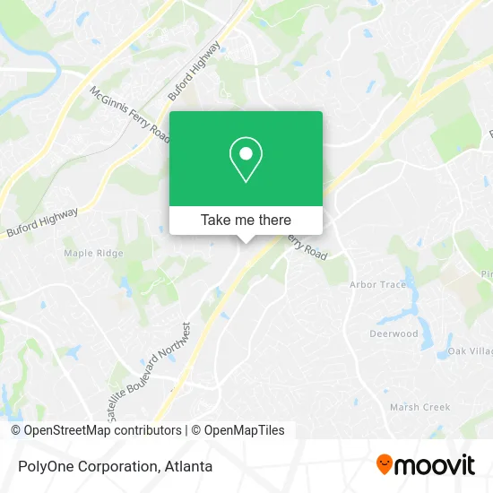 PolyOne Corporation map
