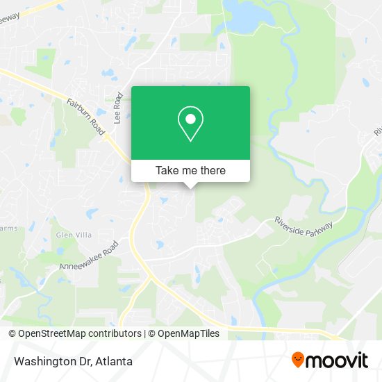 Mapa de Washington Dr