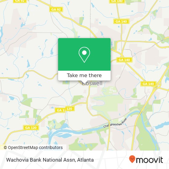 Mapa de Wachovia Bank National Assn