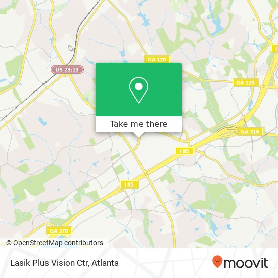 Lasik Plus Vision Ctr map