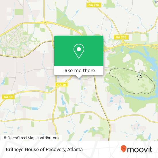 Britneys House of Recovery map