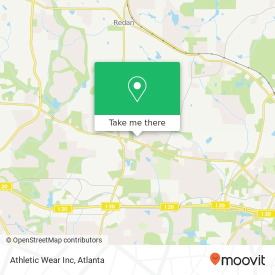 Athletic Wear Inc map