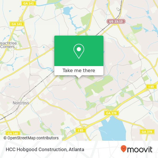 HCC Hobgood Construction map