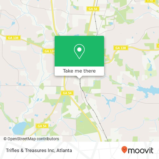 Trifles & Treasures Inc map