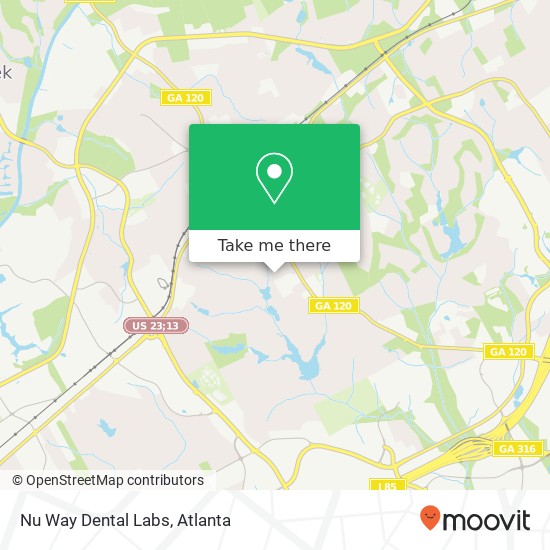 Mapa de Nu Way Dental Labs