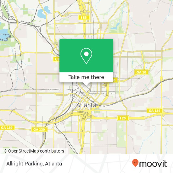 Allright Parking map