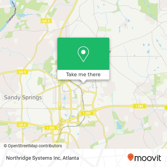 Mapa de Northridge Systems Inc