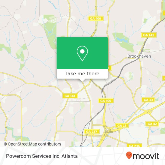 Mapa de Powercom Services Inc