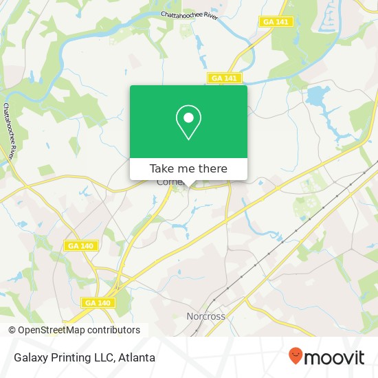 Mapa de Galaxy Printing LLC