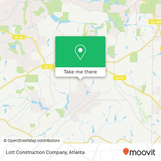 Mapa de Lott Construction Company