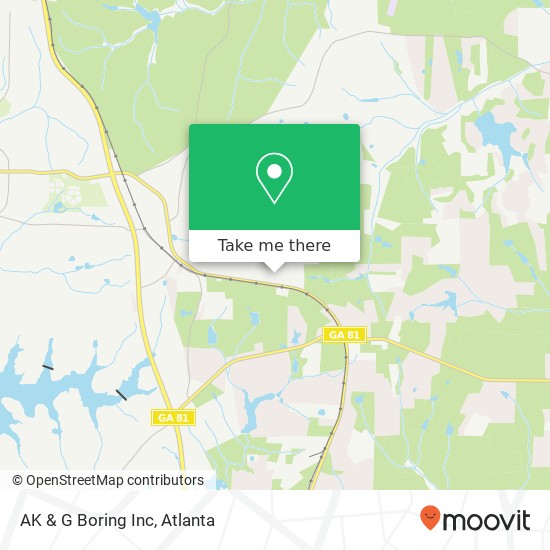 AK & G Boring Inc map