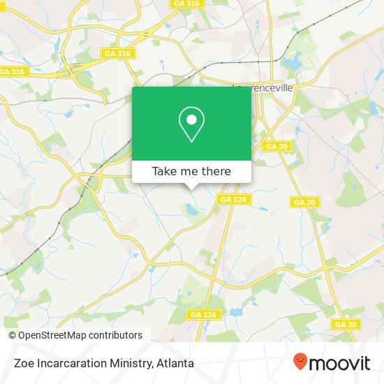 Mapa de Zoe Incarcaration Ministry