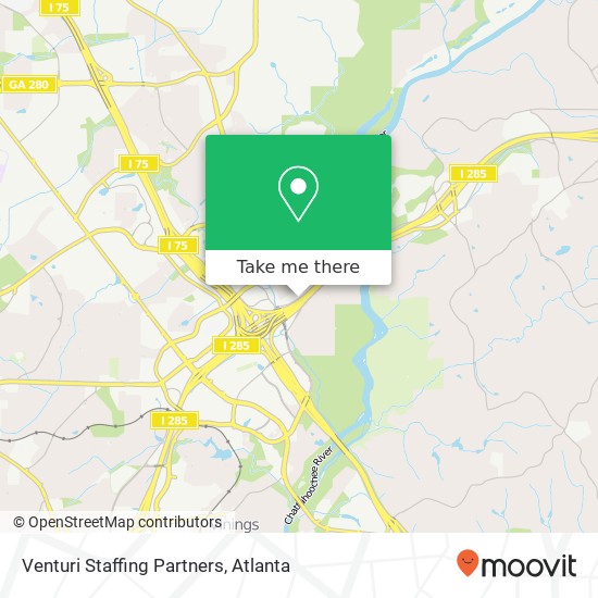 Venturi Staffing Partners map