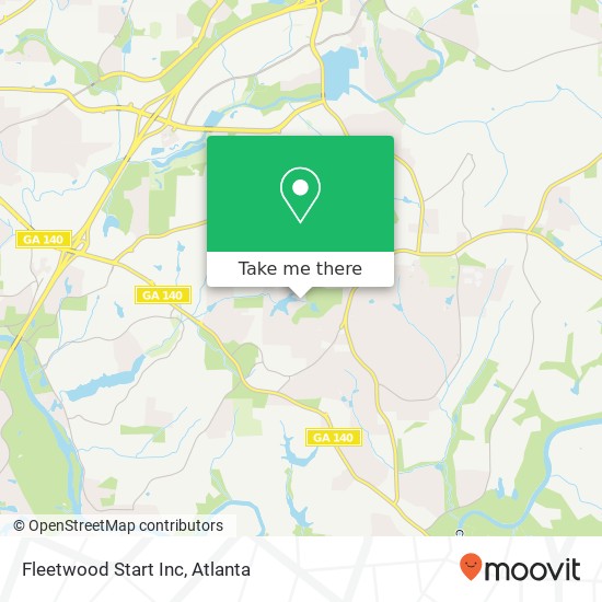 Mapa de Fleetwood Start Inc
