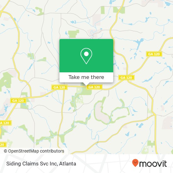 Mapa de Siding Claims Svc Inc