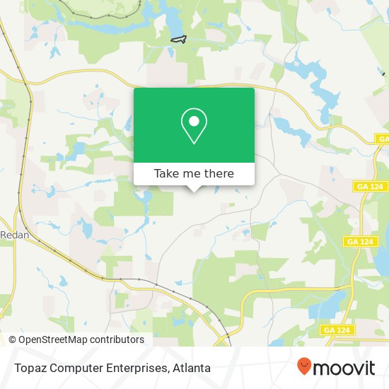 Topaz Computer Enterprises map