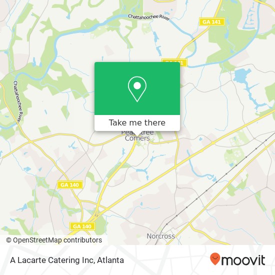 A Lacarte Catering Inc map