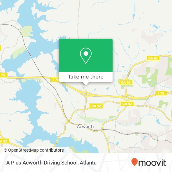 Mapa de A Plus Acworth Driving School
