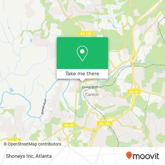 Shoneys Inc map