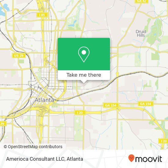 Amerioca Consultant LLC map