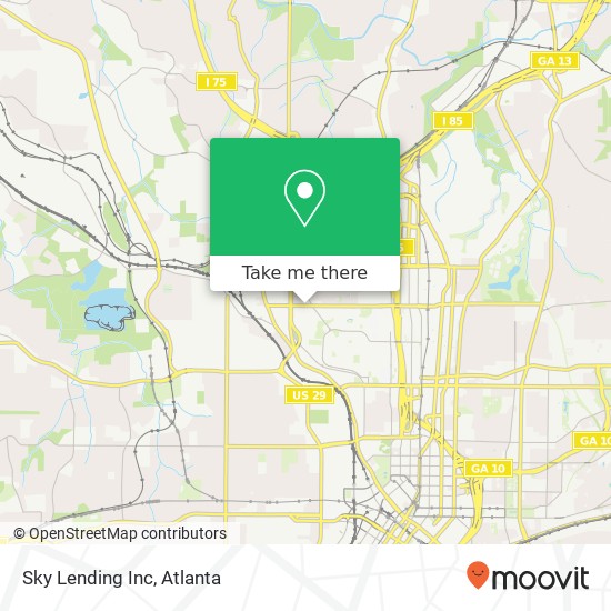 Mapa de Sky Lending Inc