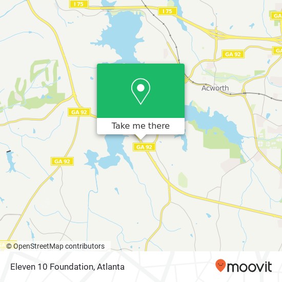 Eleven 10 Foundation map