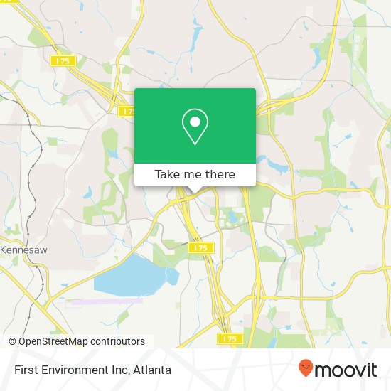 Mapa de First Environment Inc