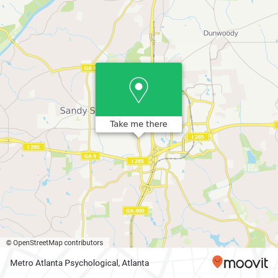 Metro Atlanta Psychological map