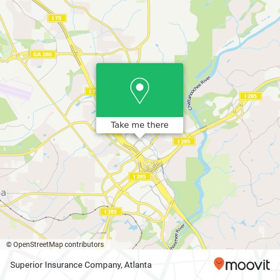 Superior Insurance Company map