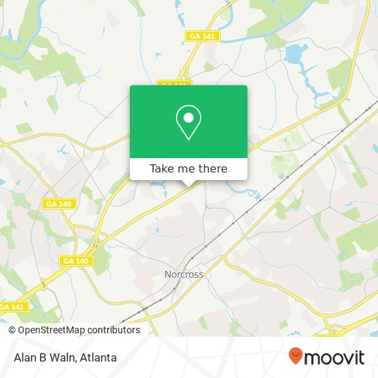 Alan B Waln map