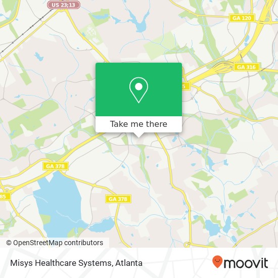 Mapa de Misys Healthcare Systems