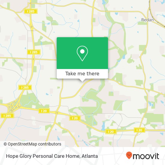Hope Glory Personal Care Home map