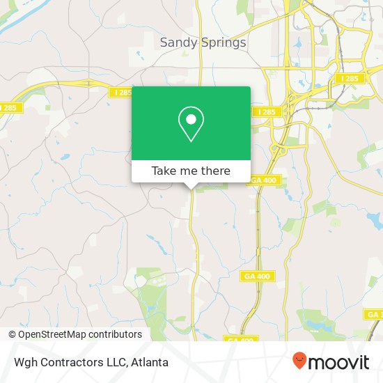 Wgh Contractors LLC map