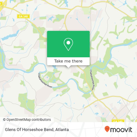 Mapa de Glens Of Horseshoe Bend