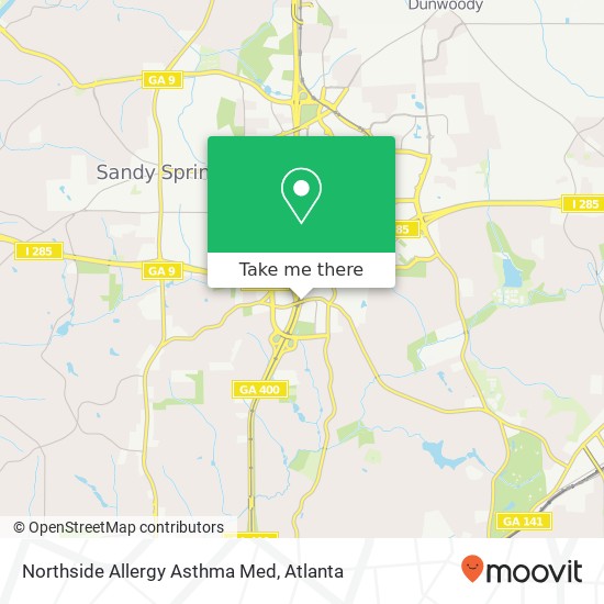 Northside Allergy Asthma Med map