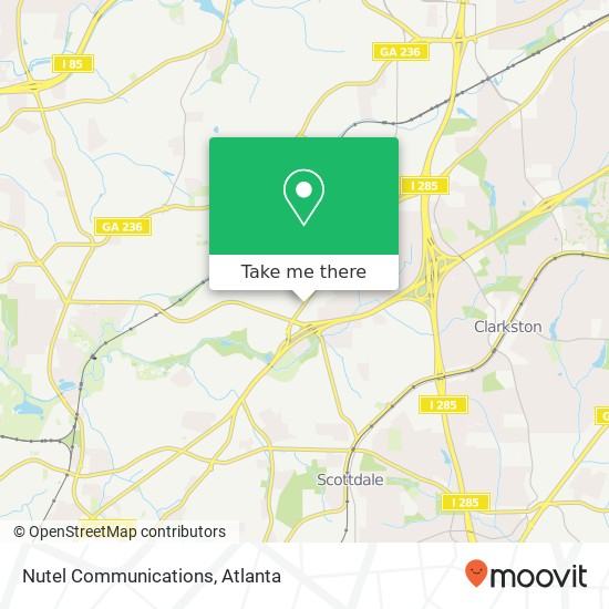 Mapa de Nutel Communications