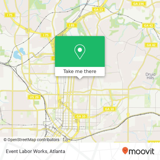 Event Labor Works map