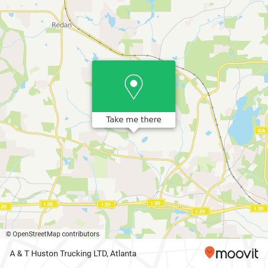 A & T Huston Trucking LTD map