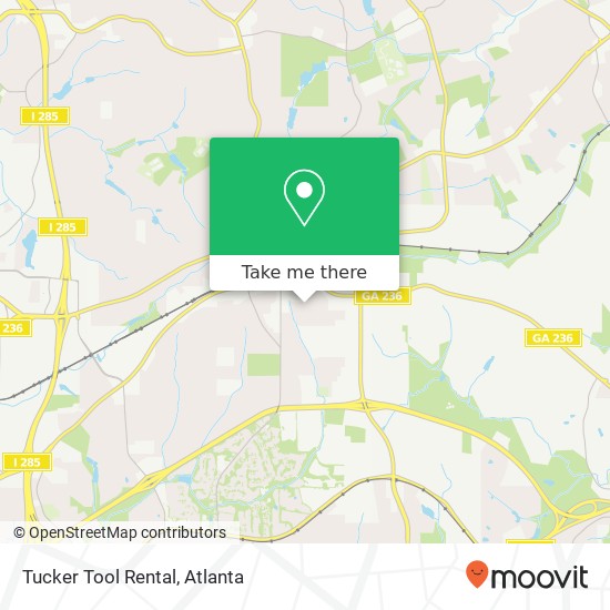 Mapa de Tucker Tool Rental