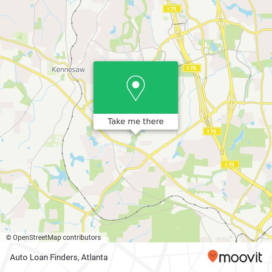 Mapa de Auto Loan Finders