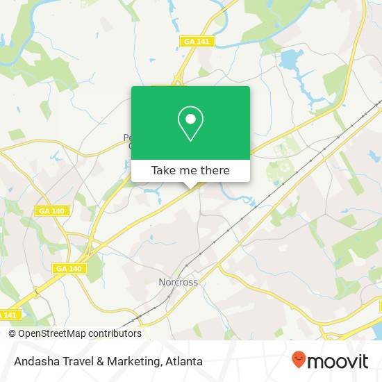 Mapa de Andasha Travel & Marketing