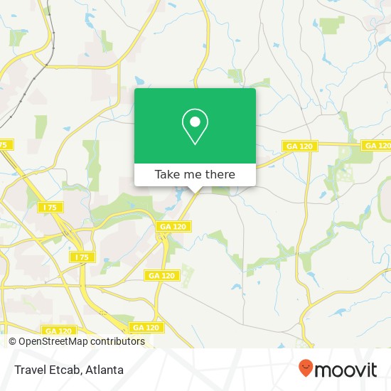 Travel Etcab map