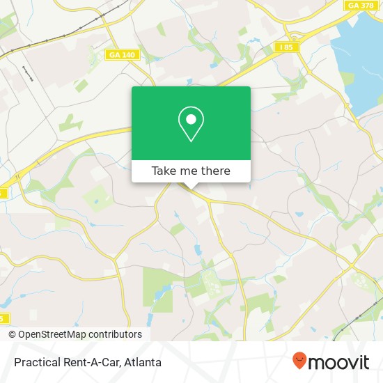 Practical Rent-A-Car map